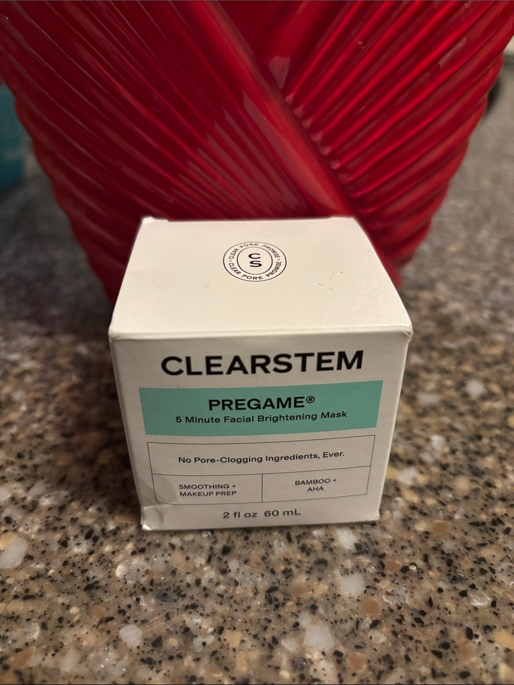 NEW Clearstream PREGAME 5 Minute Facial Brightening Mask | 2 fl oz